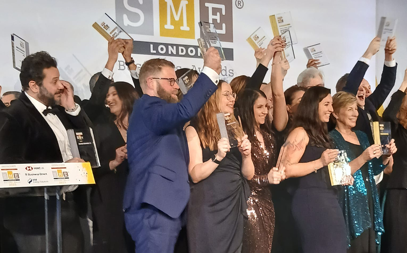 We won an award at the London Chamber of Commerce SME awards 2025